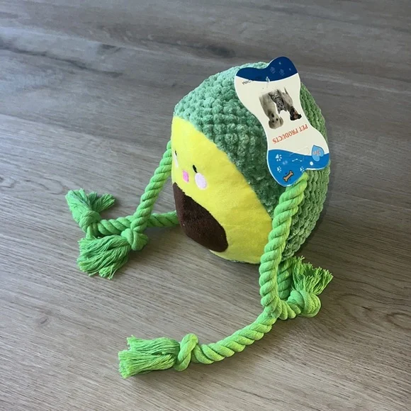 🥑 avocado pet plushie toy - Picture 3 of 4